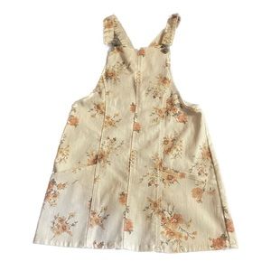 Size small Floral Overall dress